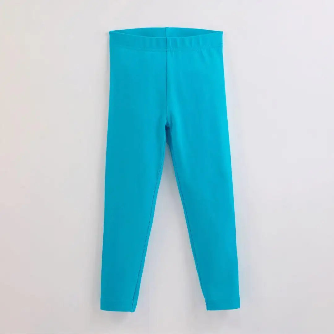 Organic Leggings in Tempting Turquoise