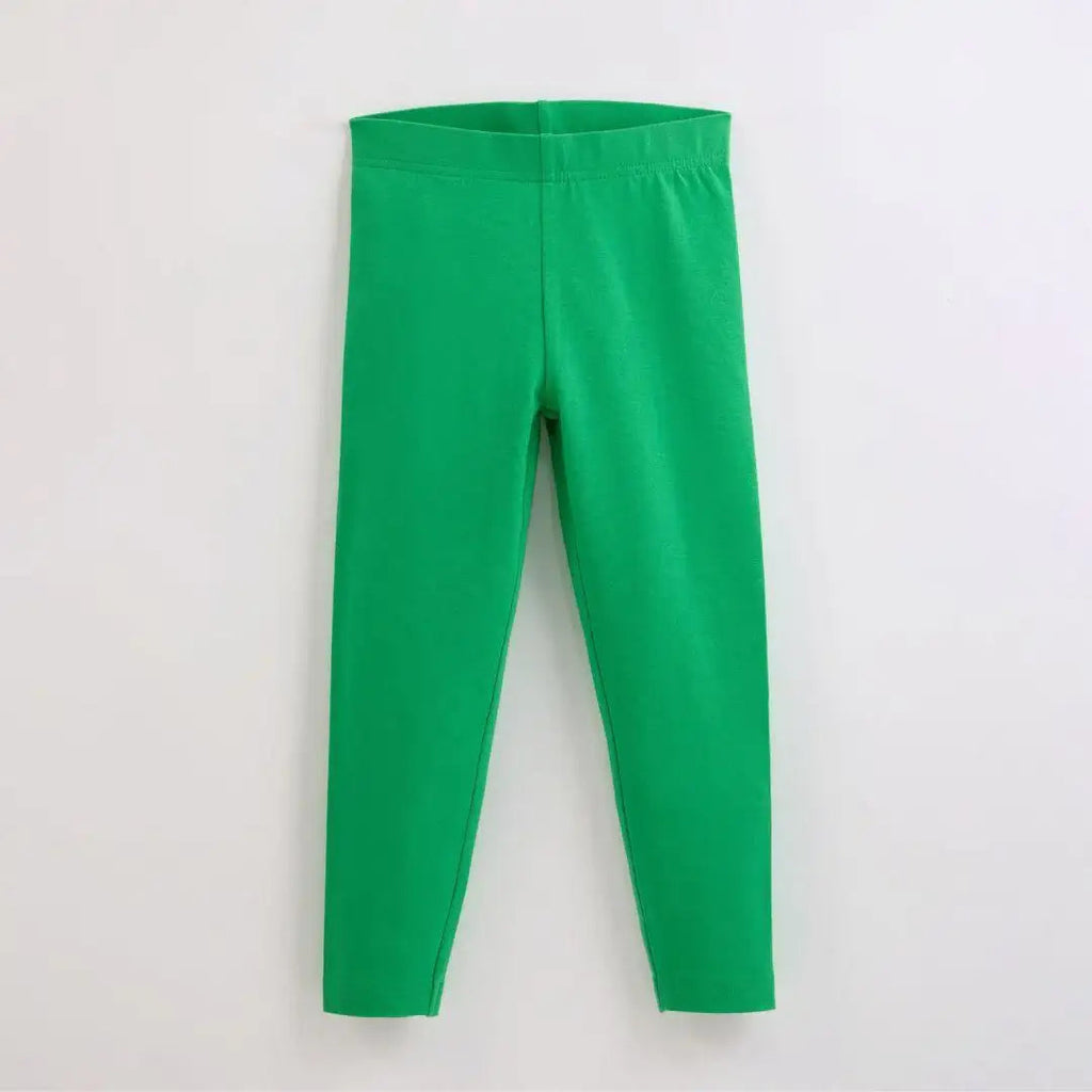 Organic Leggings in Tropical Green
