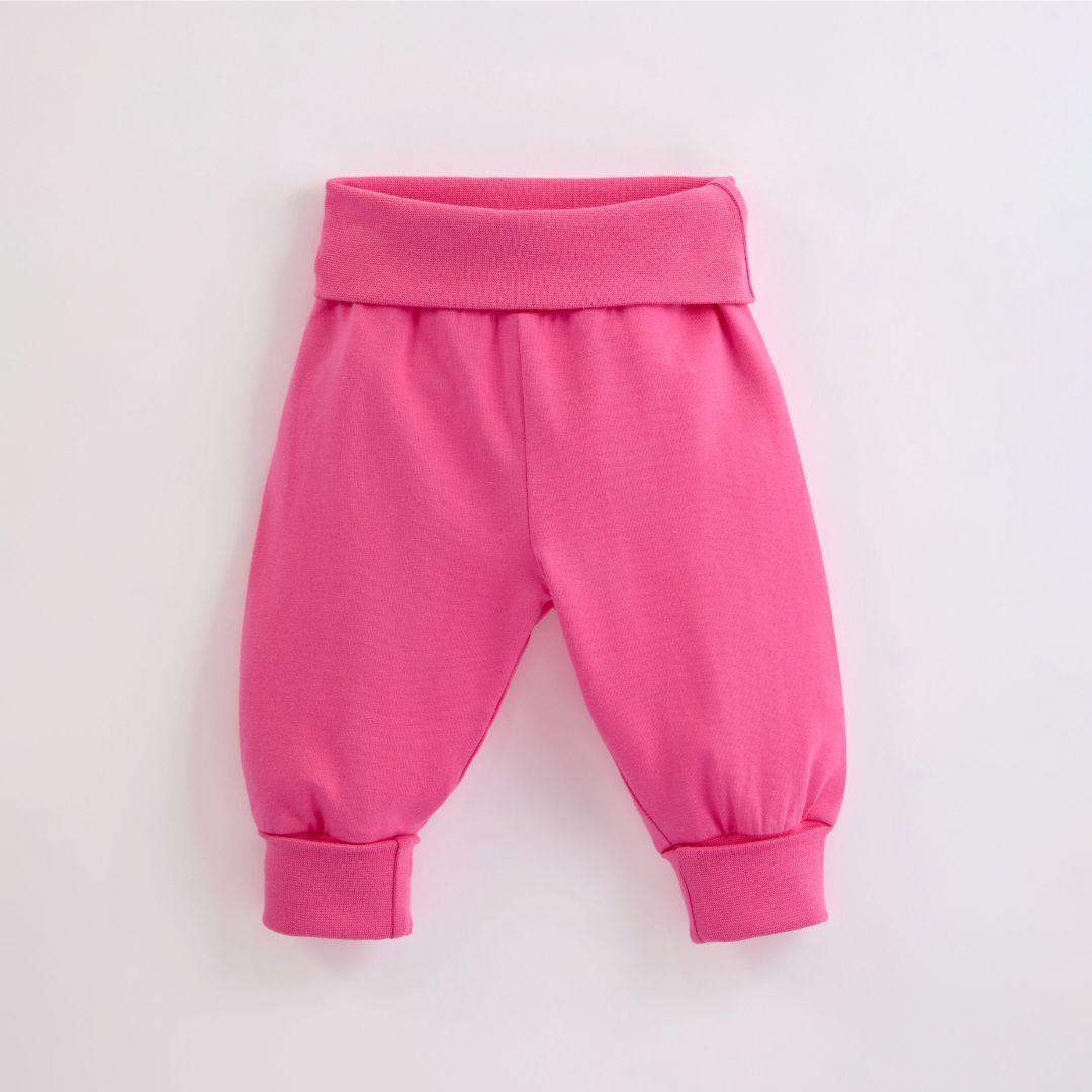 Organic Yoga Pants in Bubblegum Pink