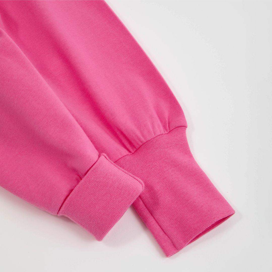 Organic Yoga Pants in Bubblegum Pink