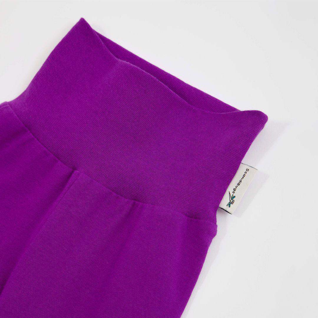 Organic Yoga Pants in Perfectly Purple