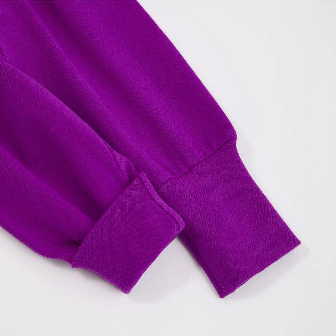 Organic Yoga Pants in Perfectly Purple