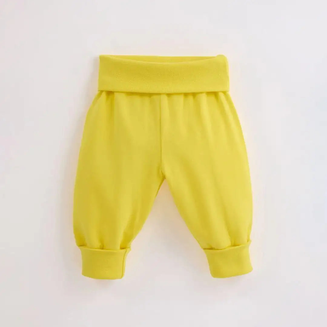 Organic Yoga Pants in Sunshine Yellow