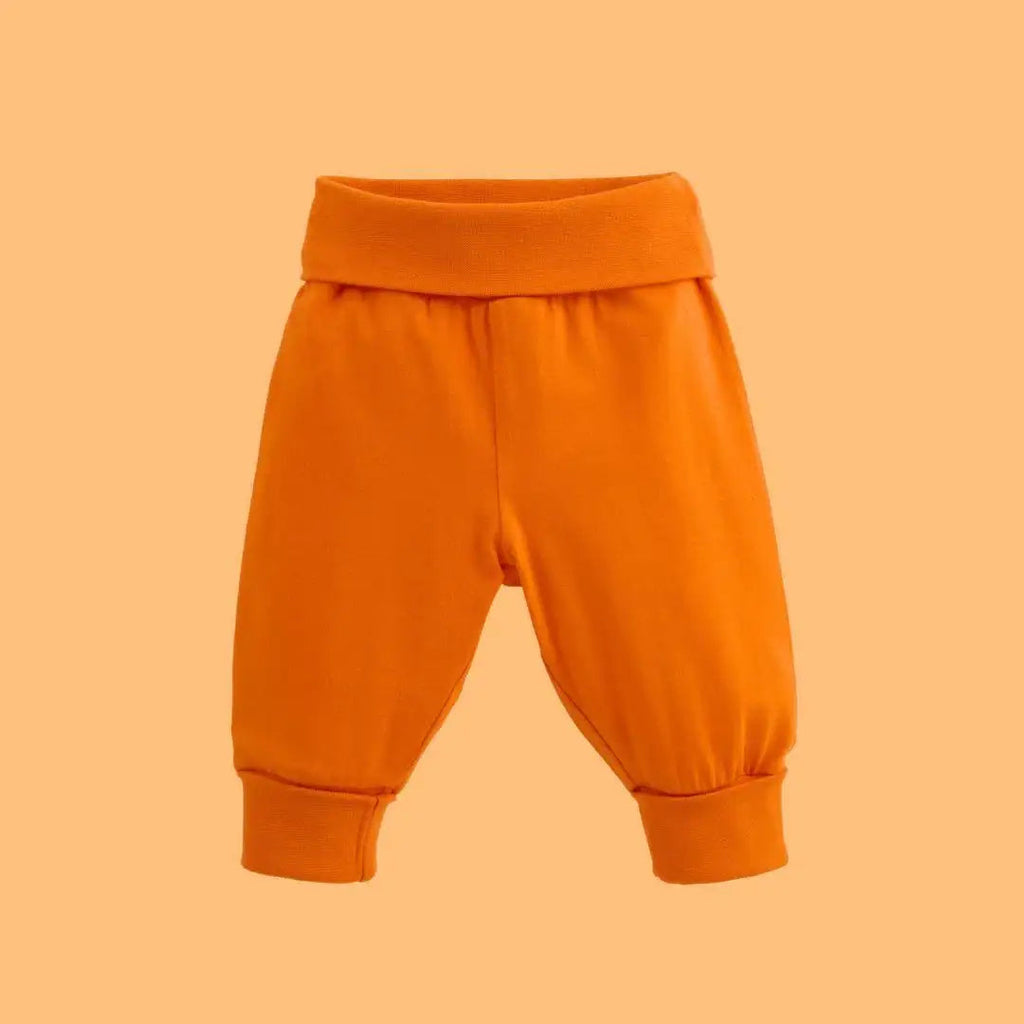 Organic Yoga Pants in Tangelo Orange