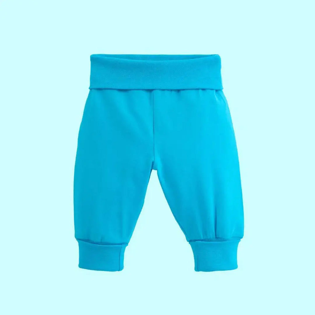 Organic Yoga Pants in Tempting Turquoise
