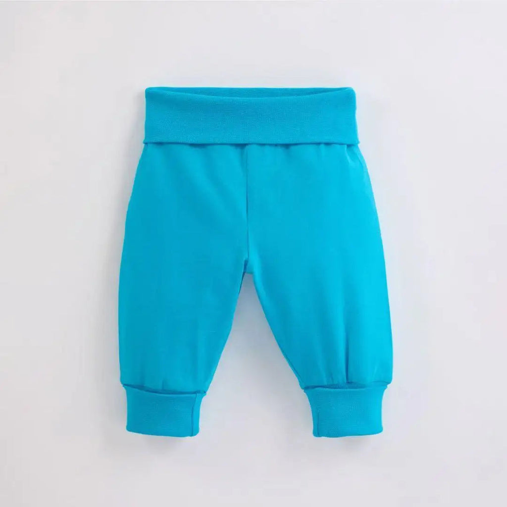 Organic Yoga Pants in Tempting Turquoise
