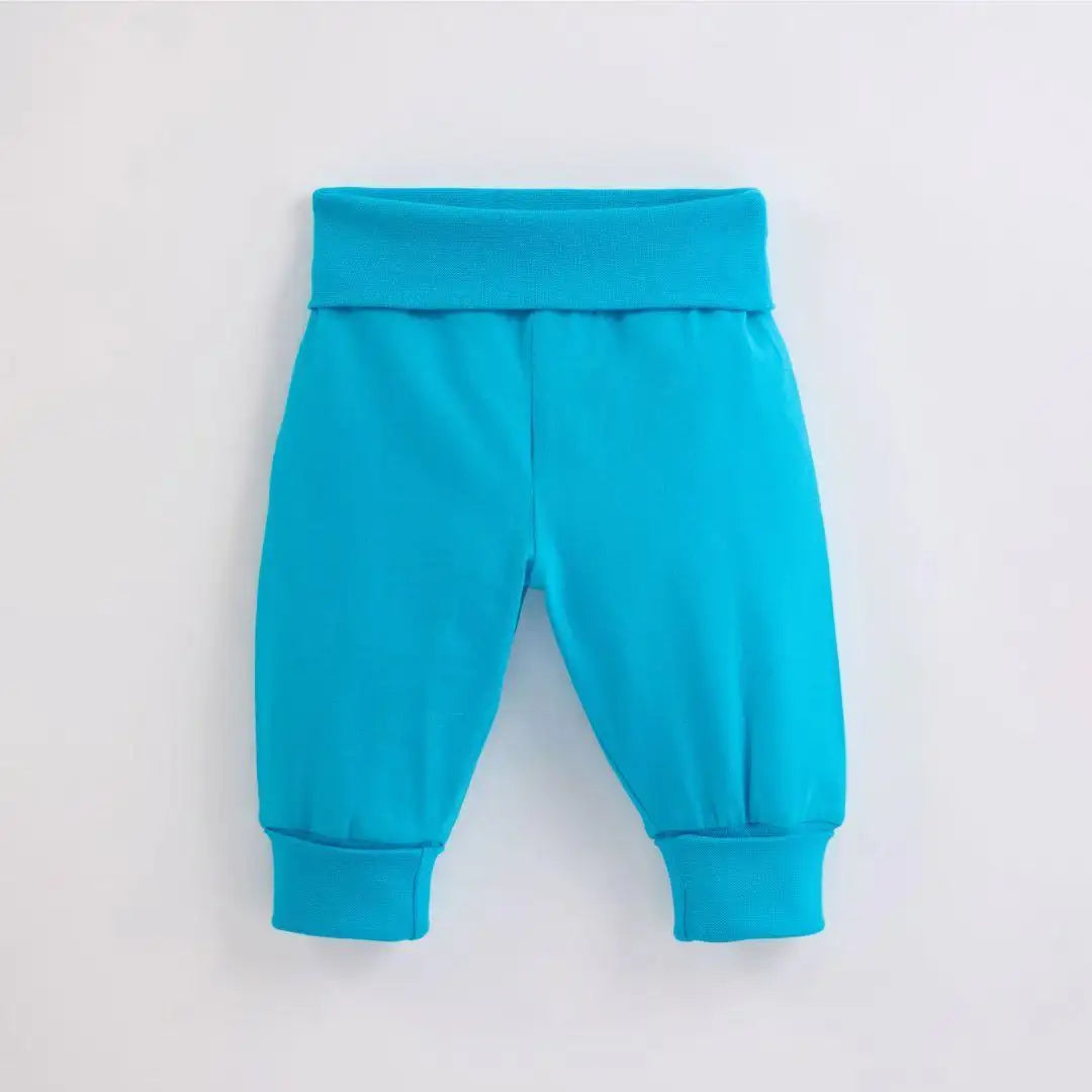 Organic Yoga Pants in Tempting Turquoise