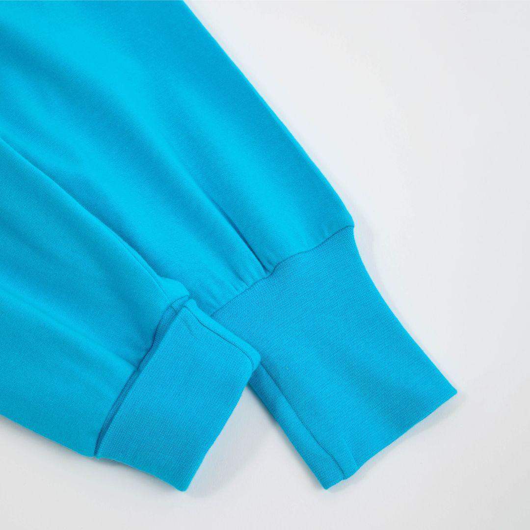 Organic Yoga Pants in Tempting Turquoise