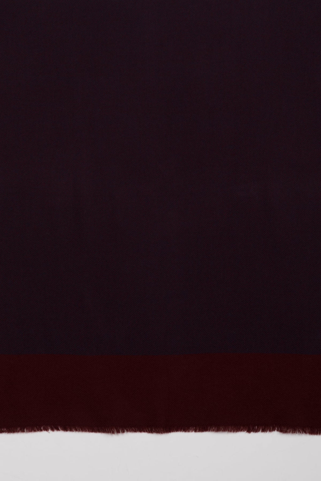 Violet Deep Red Merino Wool Twill Scarf