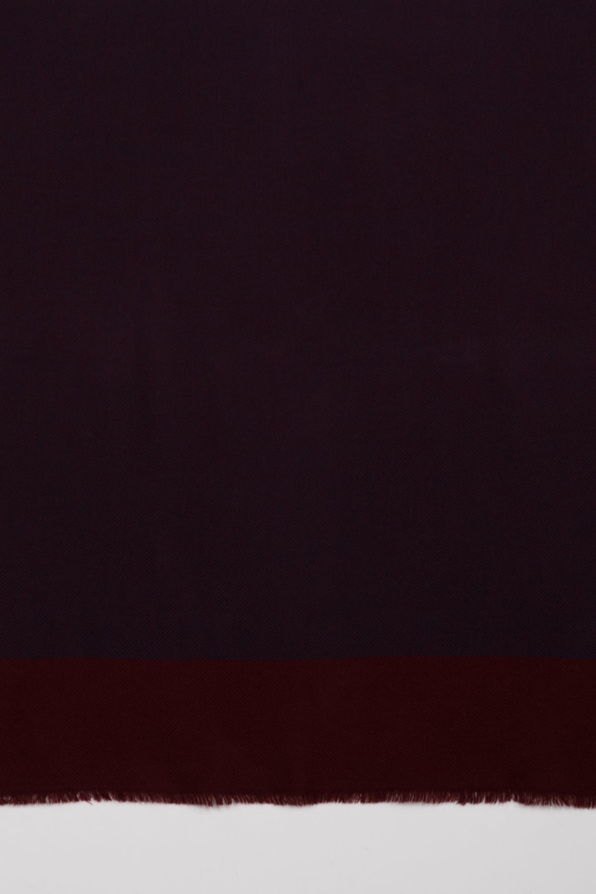 Violet Deep Red Merino Wool Twill Scarf