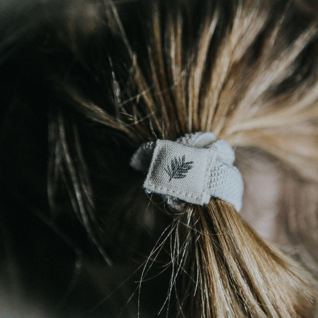 Organic Cotton Hair Ties Black 6 Pack