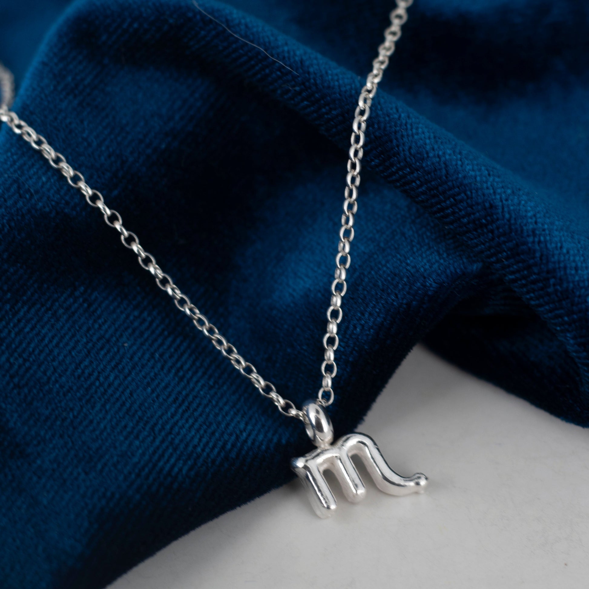 Silver Zodiac Pendant Necklace