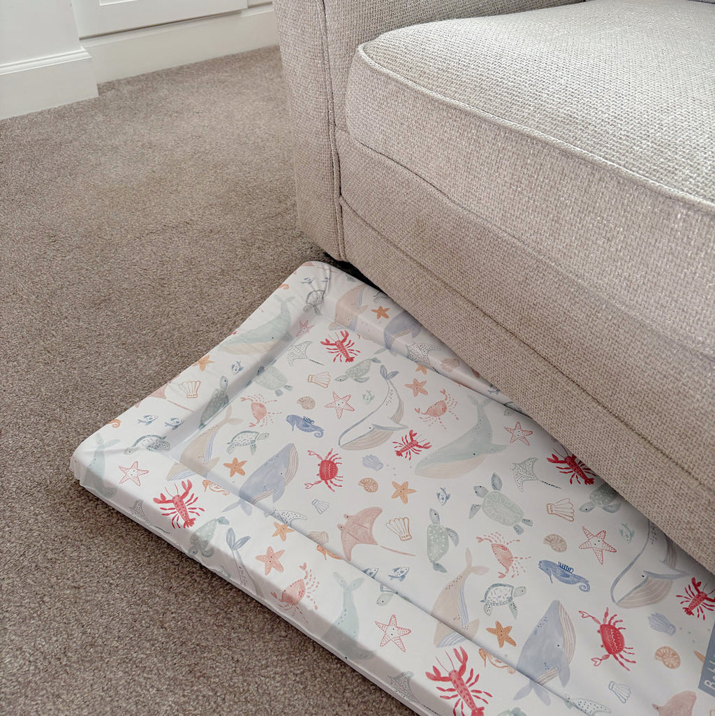 Standard Changing Mat - Deep Blue Sea Print