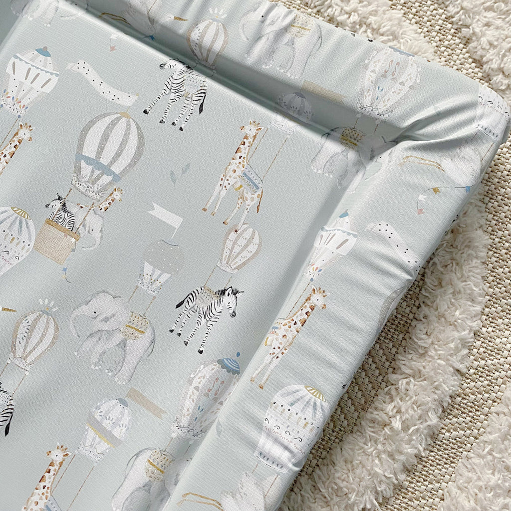 Standard Changing Mat - Hot Air Balloons Print
