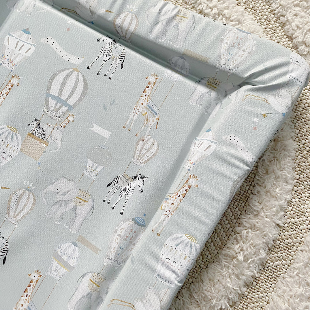 Standard Changing Mat - Hot Air Balloons Print