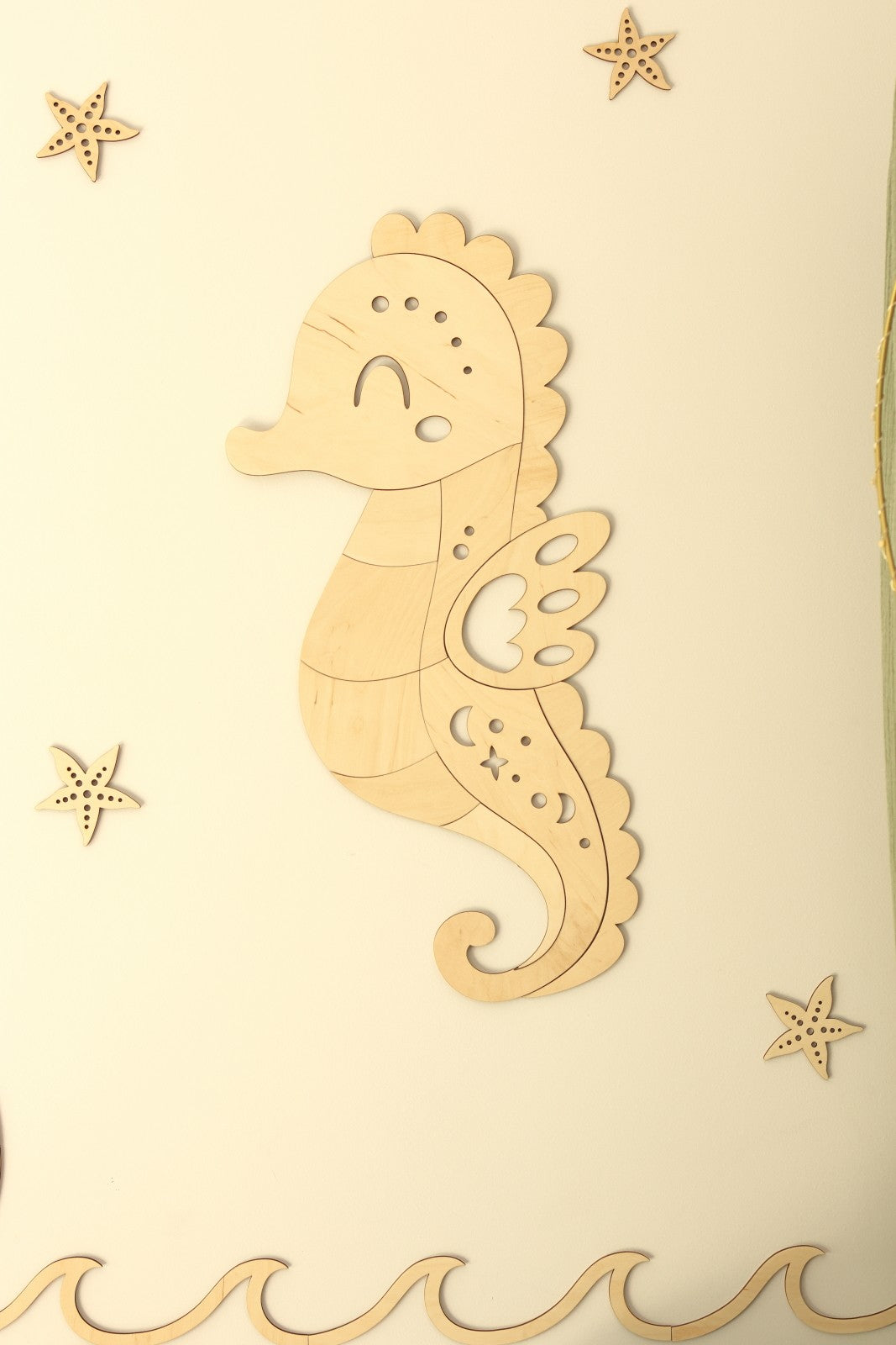 Wooden Wall Decoration - Seahorse