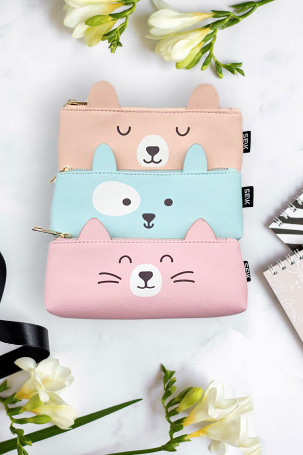 Adorable Cat Pencil Case - A Whisker Away from Joy! by SEIK at www.brixbailey.com