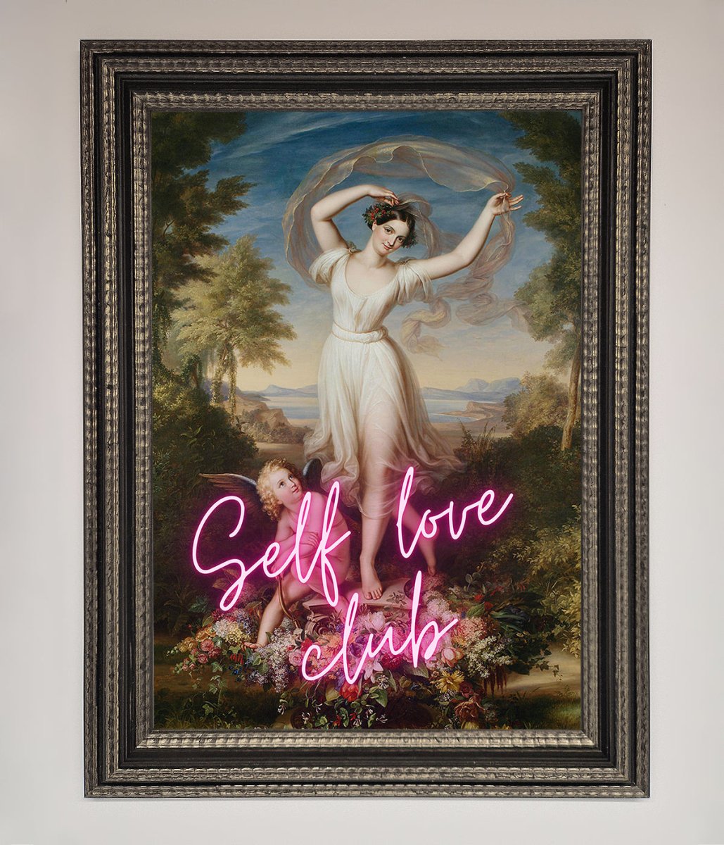 Self Love Club Framed Wall Art