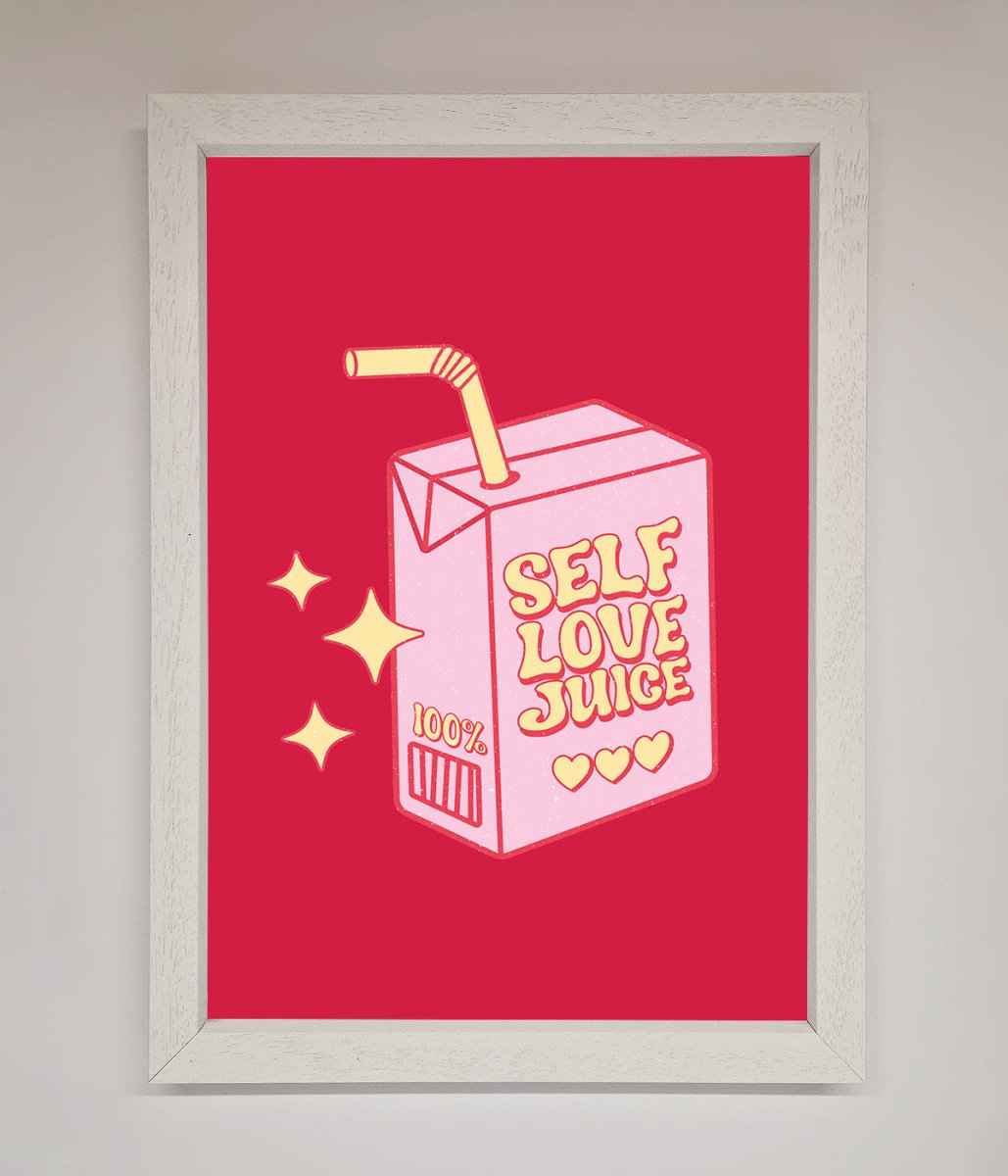 Self Love Juice Framed Poster