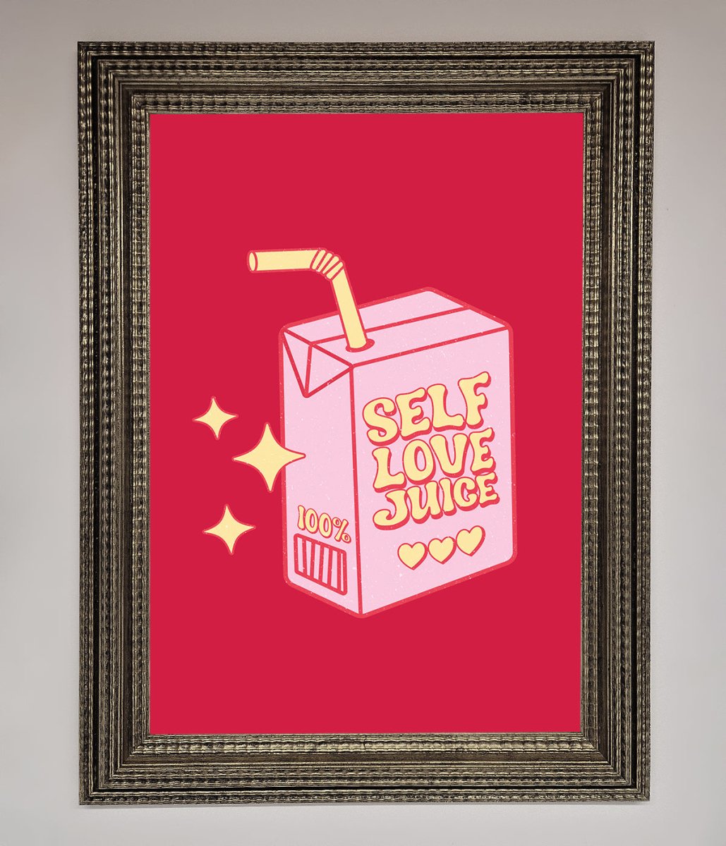 Self Love Juice Framed Poster