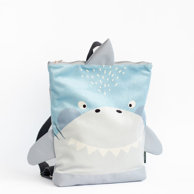 SHARK Backpack for Kids – Outdoor Adventure Ready & Fun Design by Muni at www.brixbailey.com