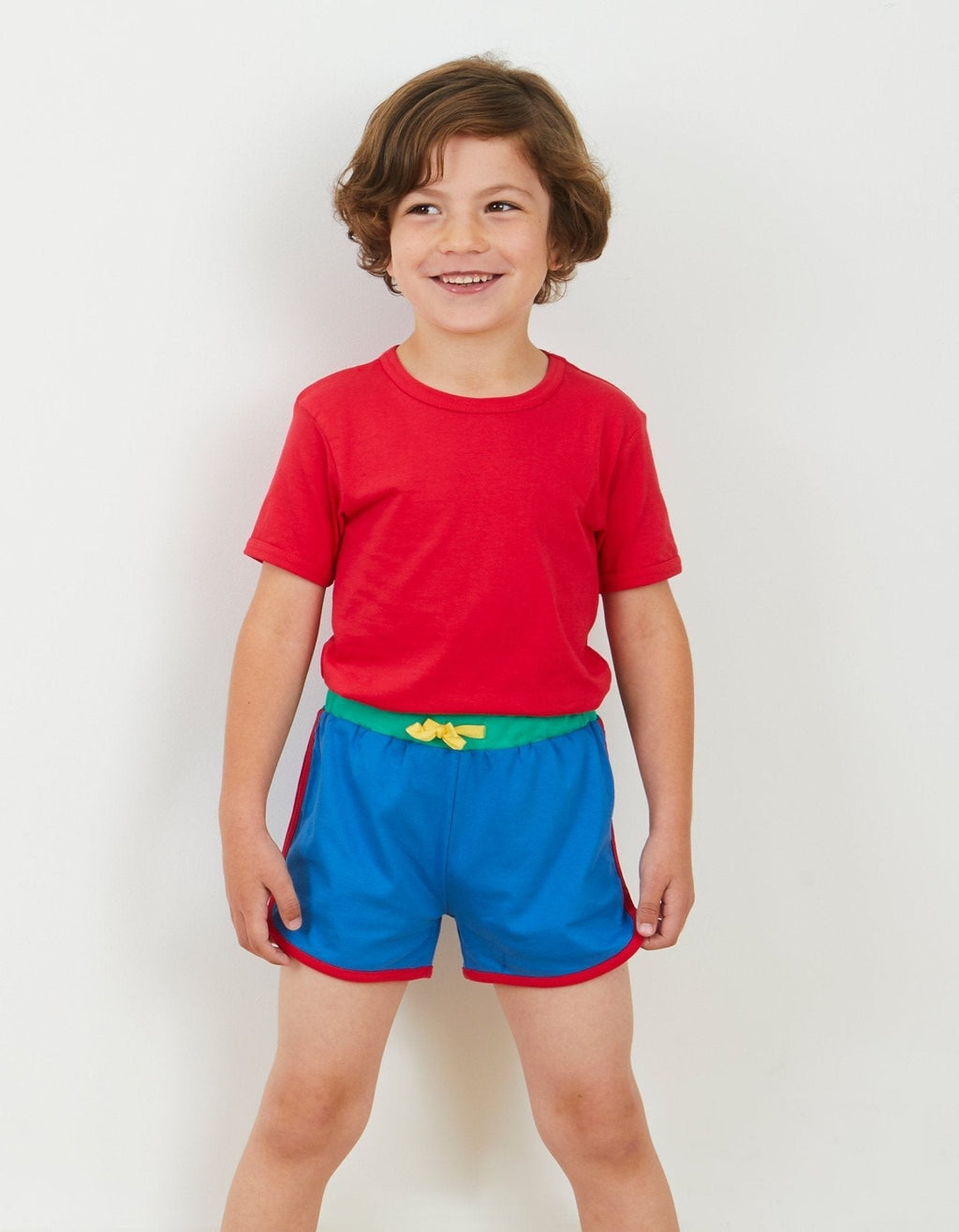 Organic Blue Running Shorts