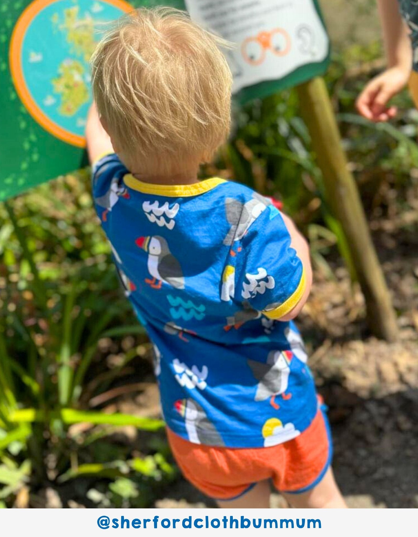 Organic Orange Running Shorts for Kids