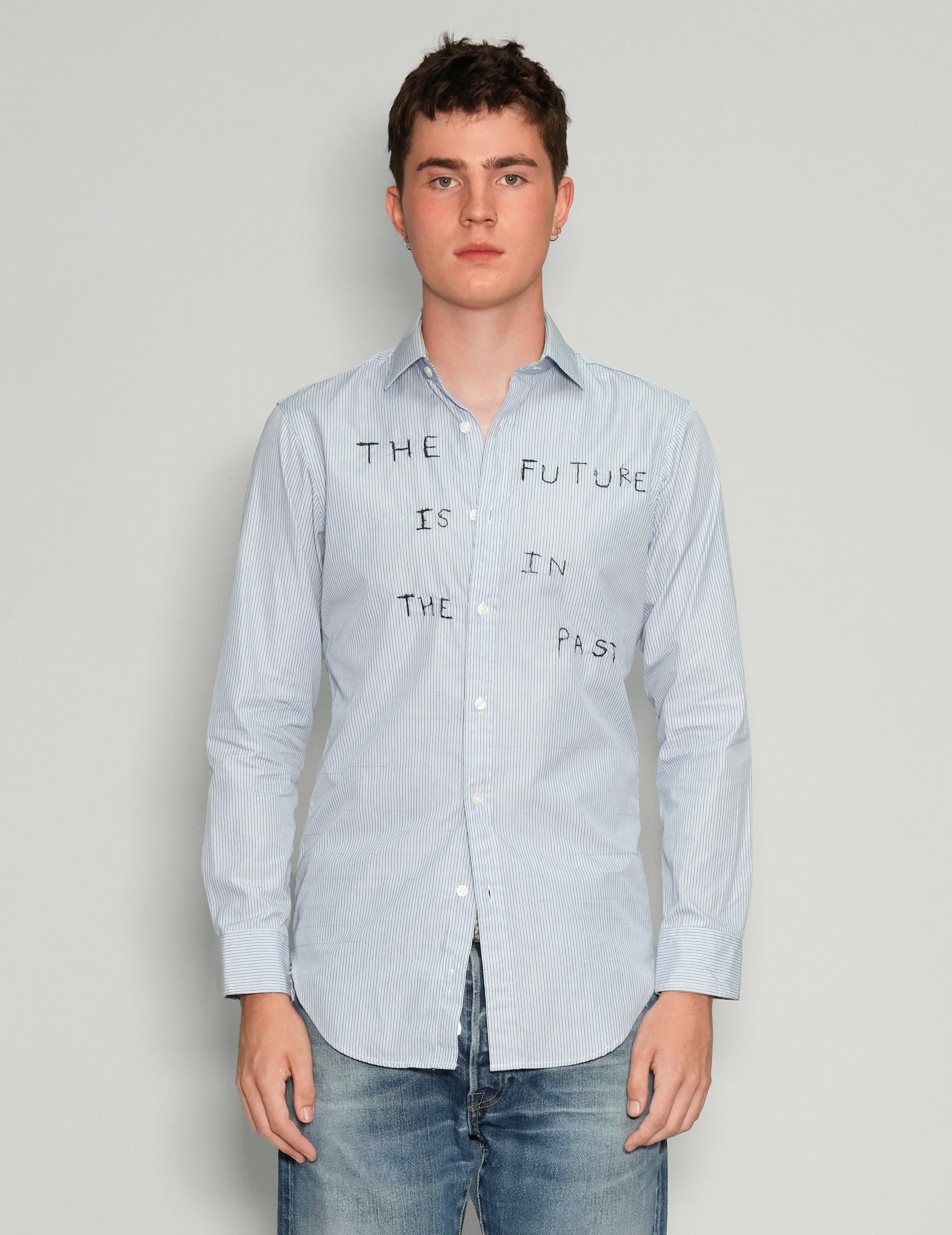 The Future Striped Cotton Shirt