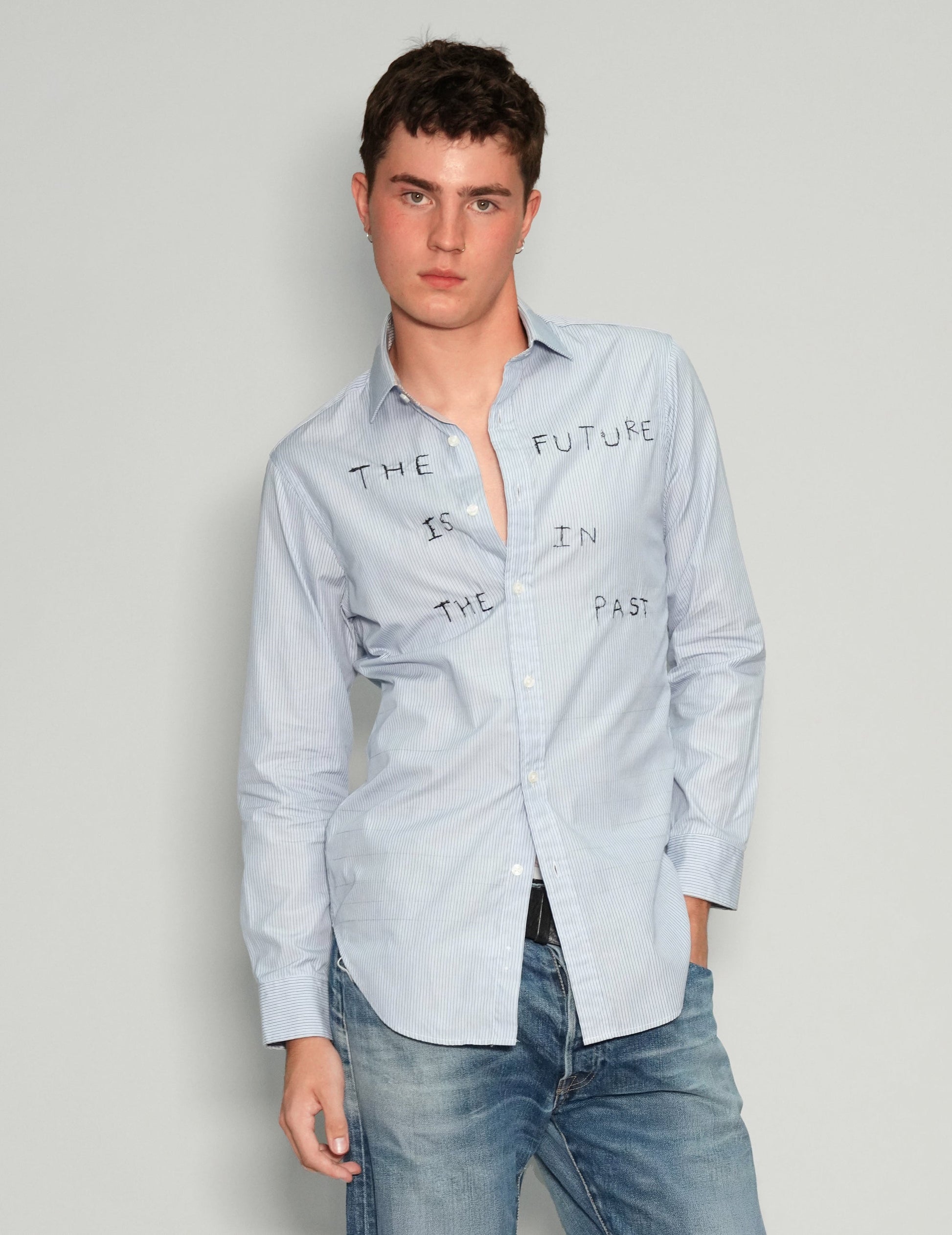 The Future Striped Cotton Shirt