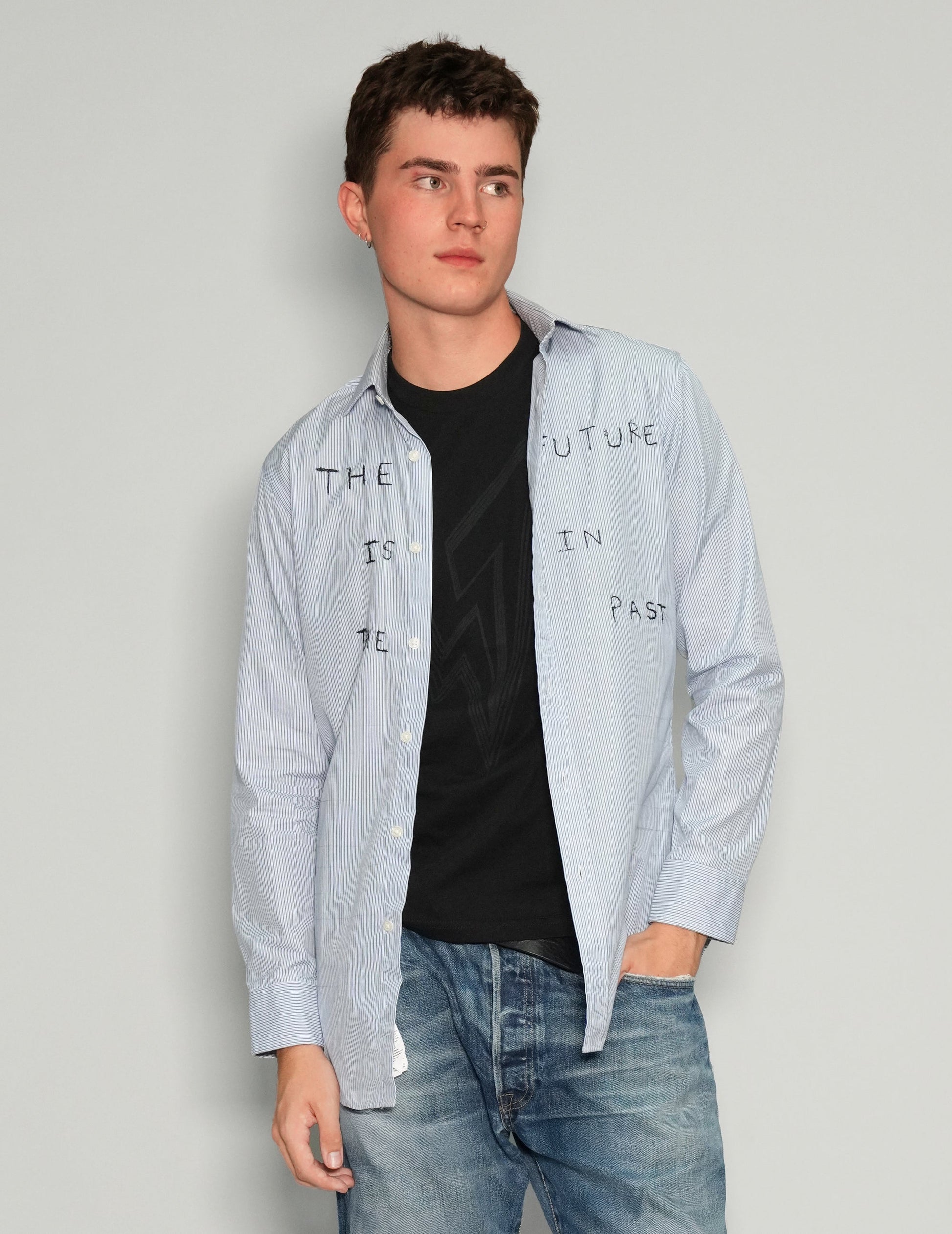 The Future Striped Cotton Shirt