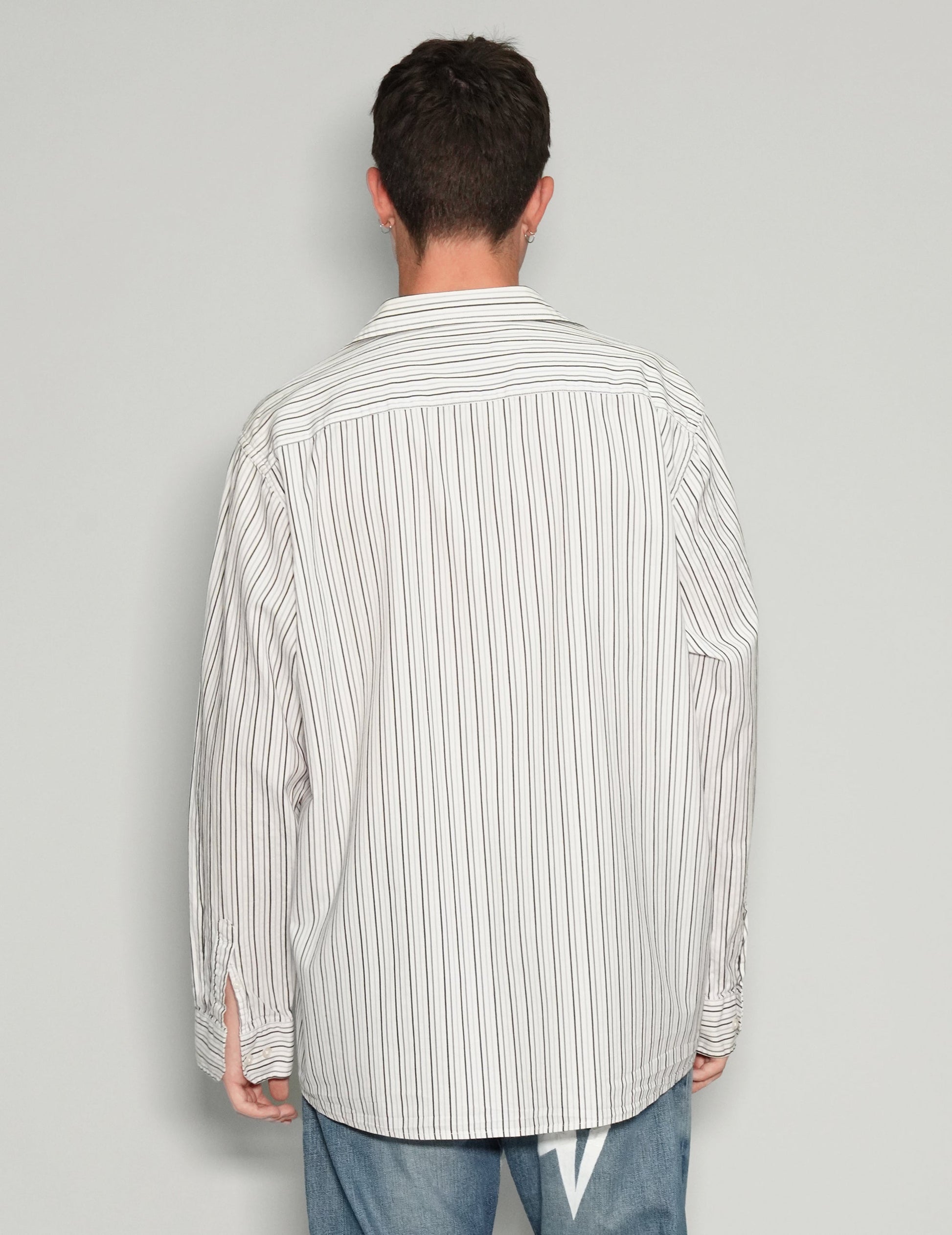 Love Will Tear Us Apart Dark Striped Shirt