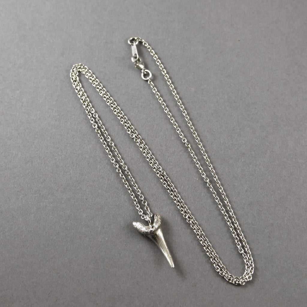 Silver Sand Shark Tooth Necklace