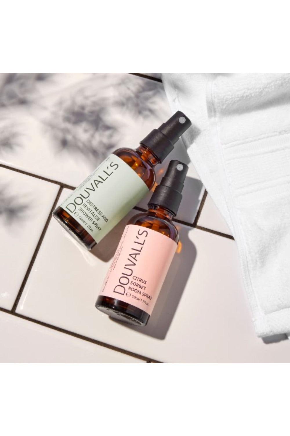Organic Citrus Shower Spray 50ml for Daily Destress and Revitalisation