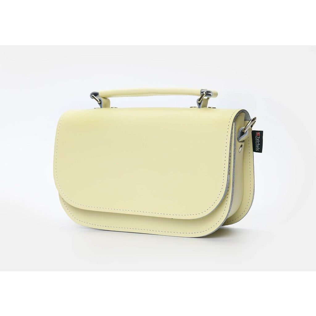 Aura Handmade Leather Bag in Cream