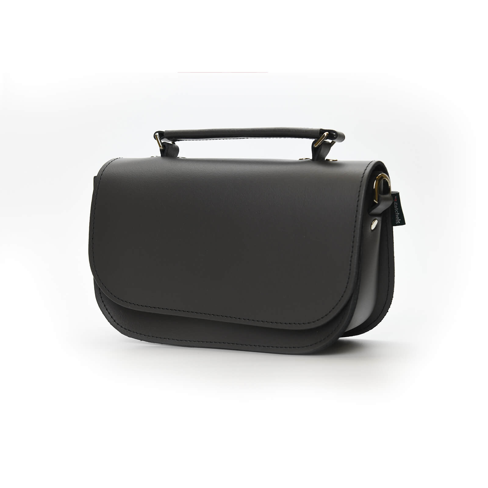 Aura Handmade Leather Bag in Graphite