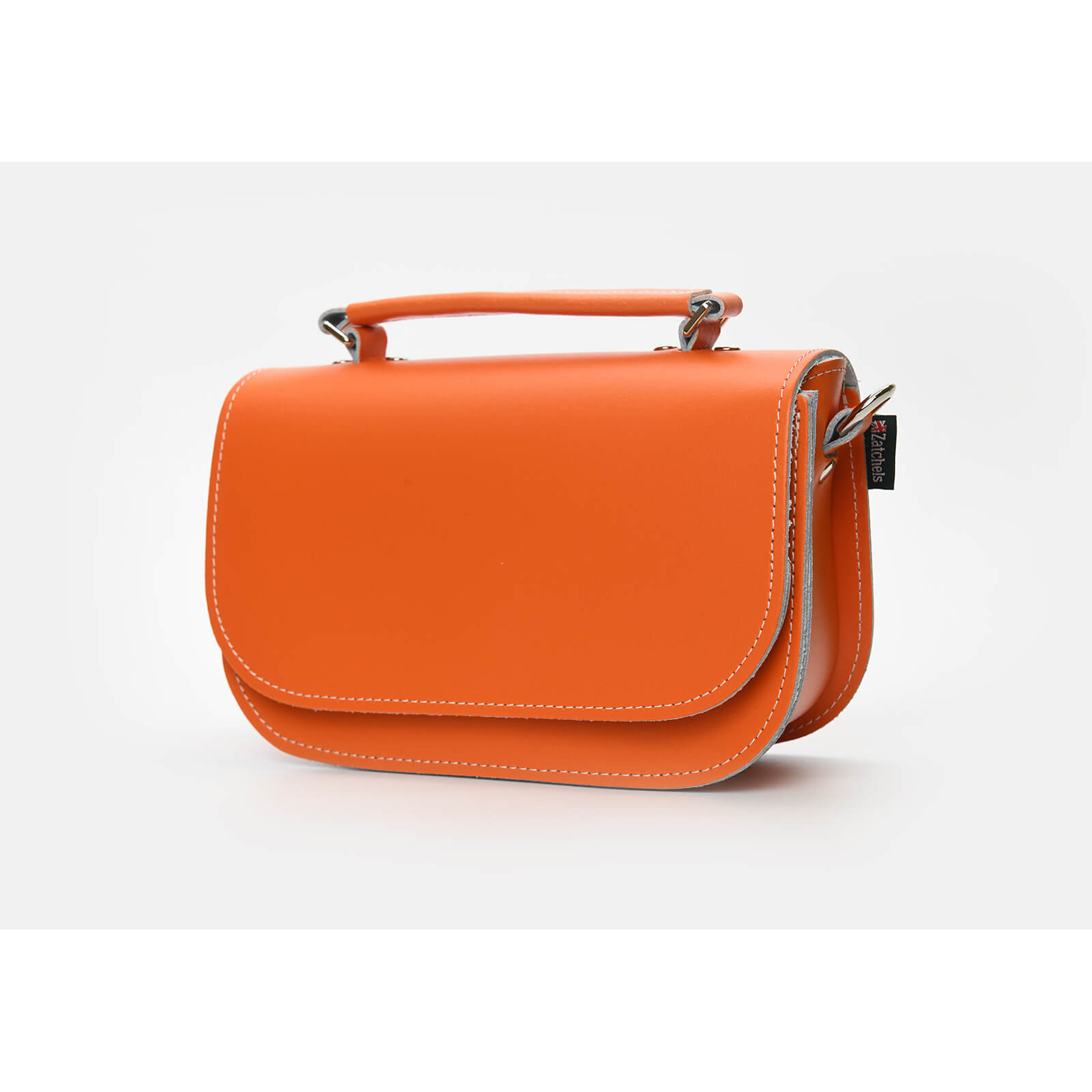 Aura Handmade Leather Bag in Orange - Pre-order Jan 2026 Delivery