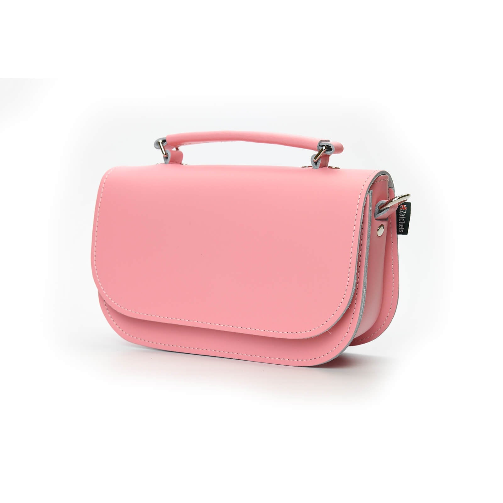 Aura Handmade Leather Bag in Pastel Pink - Pre-order Jan 2026 Delivery