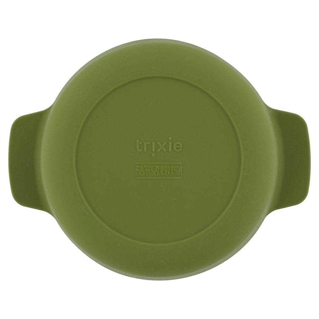 Kids' Silicone Bowl with Wide Handles - Durable, Microwave & Dishwasher Safe, Playful Design by Trixie Baby at www.brixbailey.com