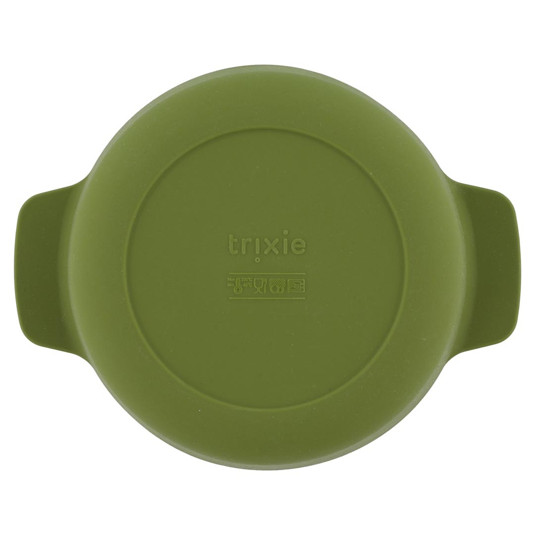 Kids' Silicone Bowl with Wide Handles - Durable, Microwave & Dishwasher Safe, Playful Design by Trixie Baby at www.brixbailey.com