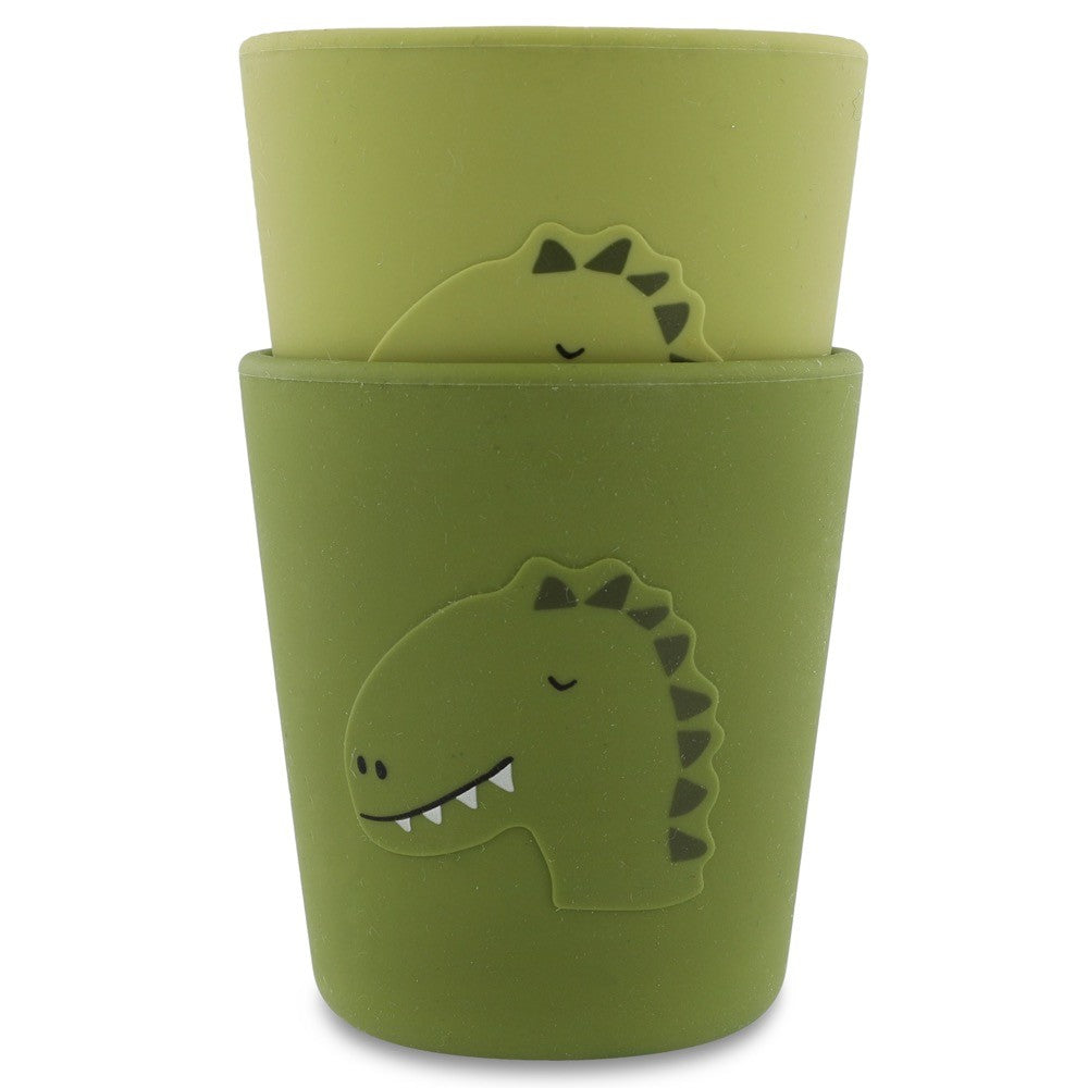 Silicone Cups, 2-Pack - Mr. Dino