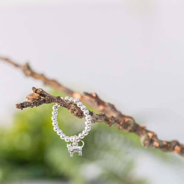 Handcrafted Silver Cat Ring