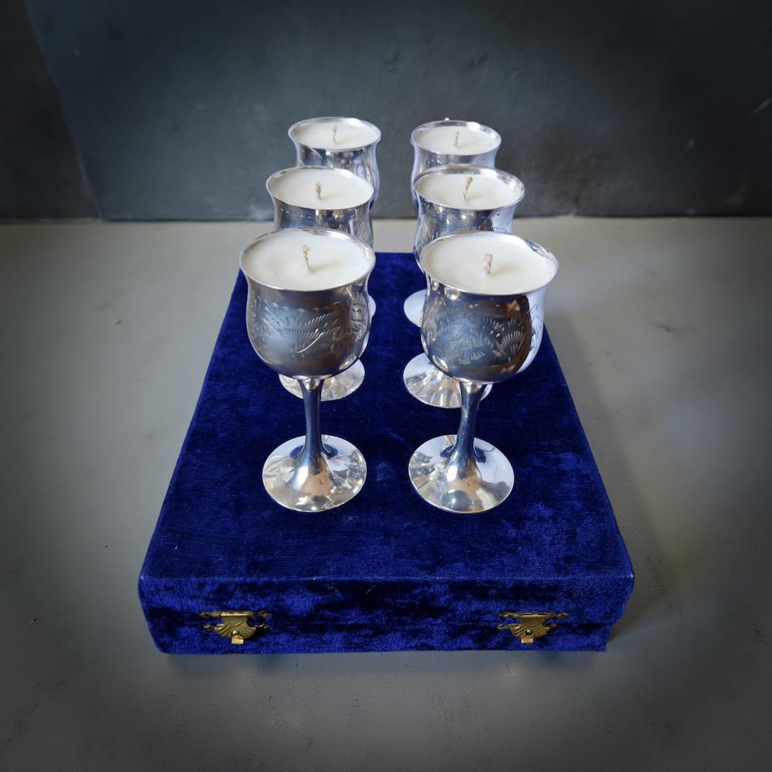 Small Goblets in Velvet Box