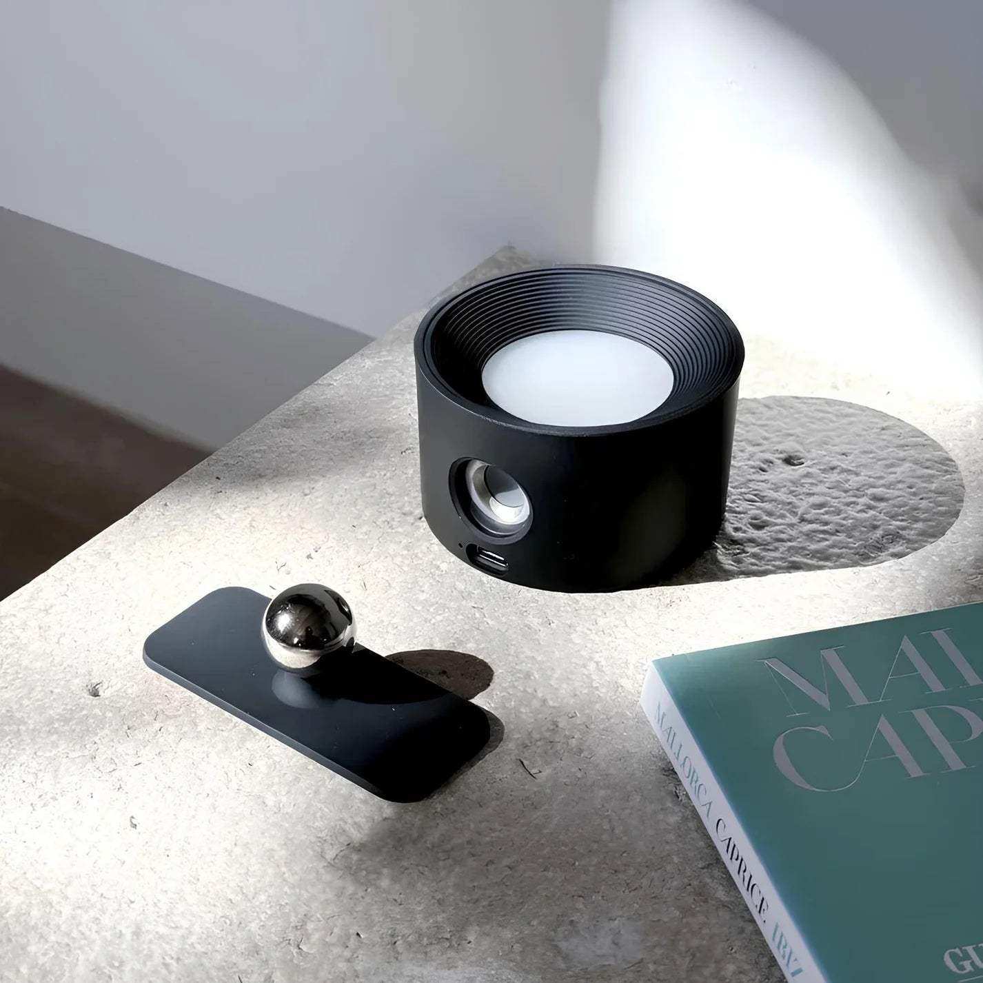 Wall Lamp Cordless Rechargeable Rotating Light