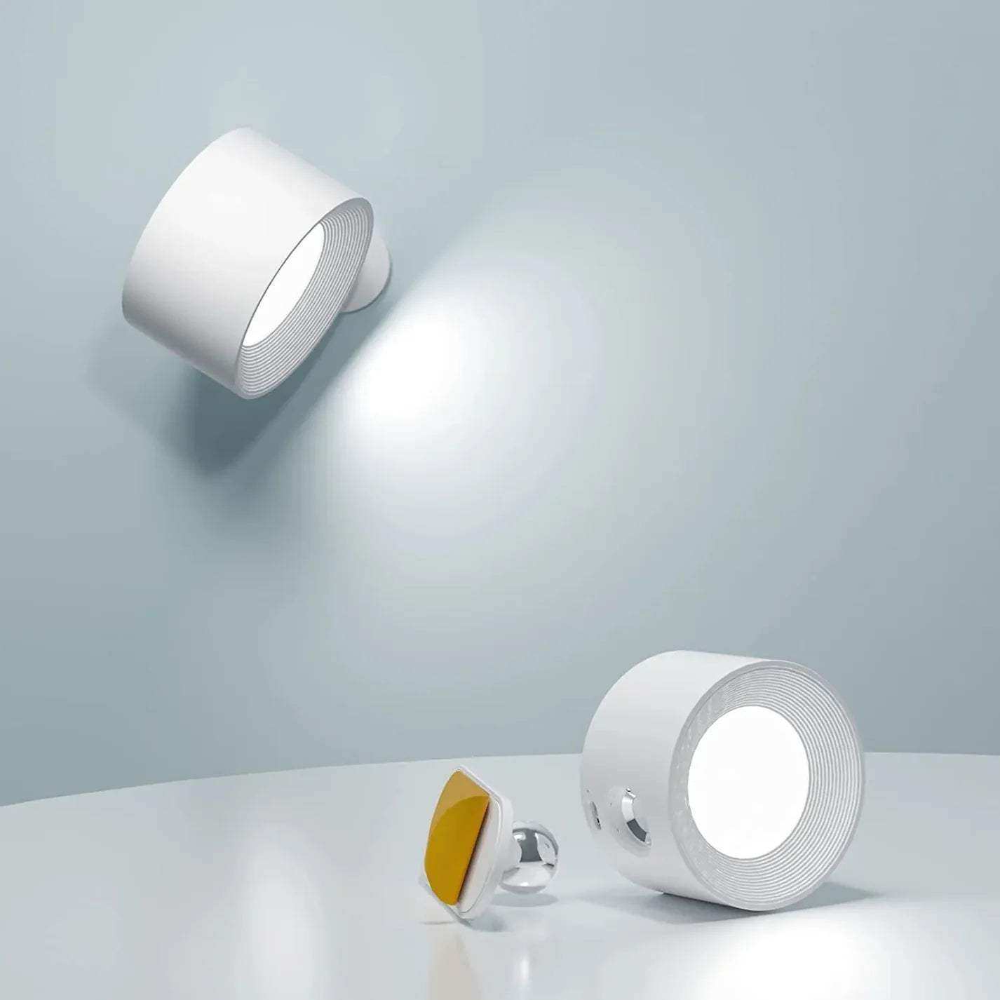 Wall Lamp Cordless Rechargeable Rotating Light
