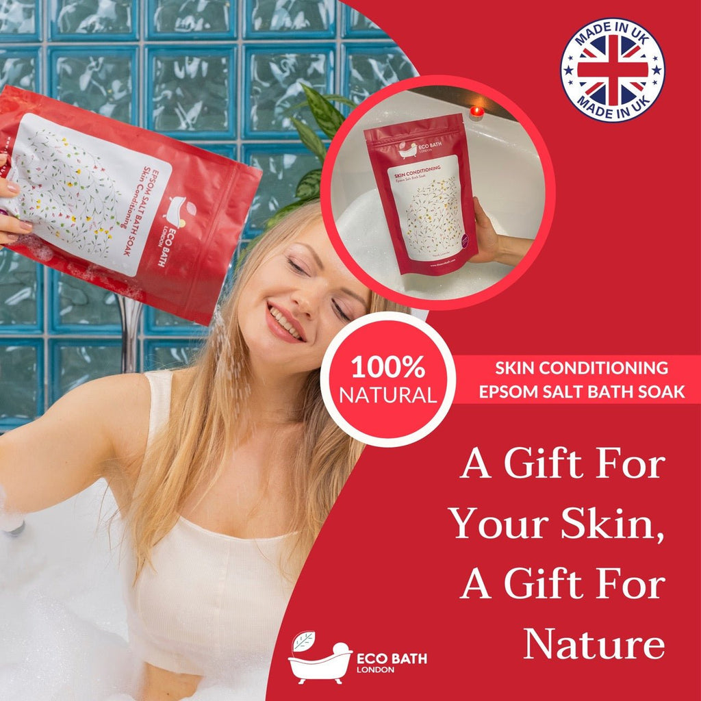 Skin Conditioning Epsom Salt Bath Soak Pouch