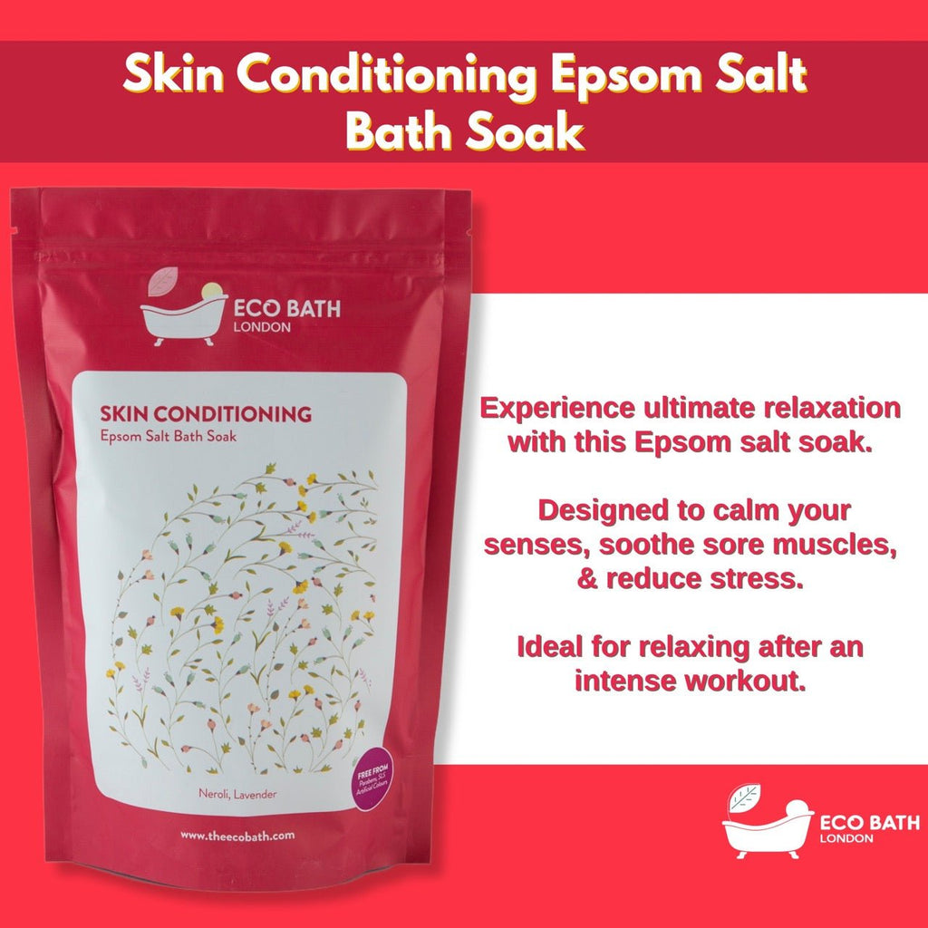 Skin Conditioning Epsom Salt Bath Soak Pouch