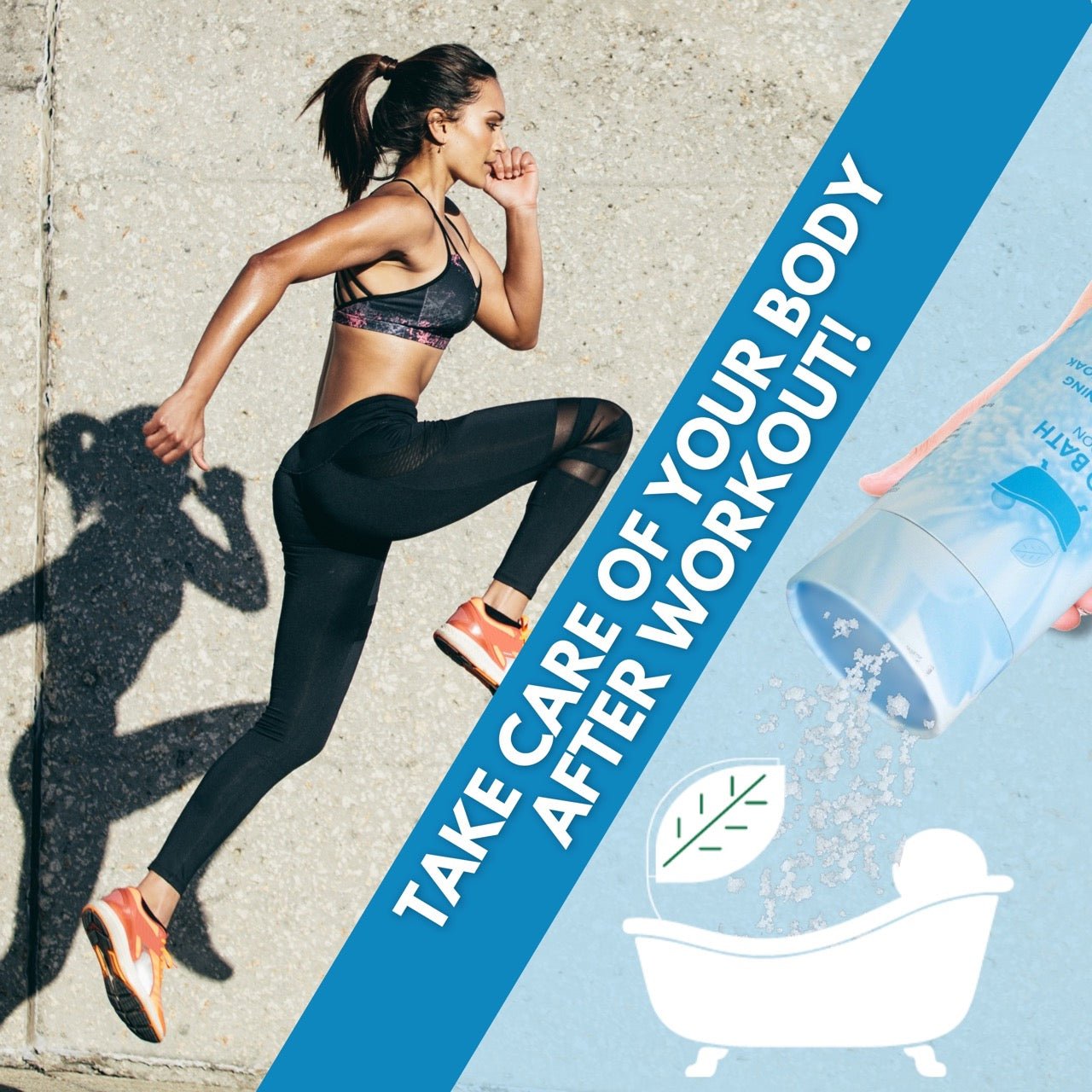 Skin Conditioning Epsom Salt Bath Soak Tube