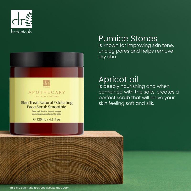 Natural Exfoliating Face Scrub Smoothie 120ml