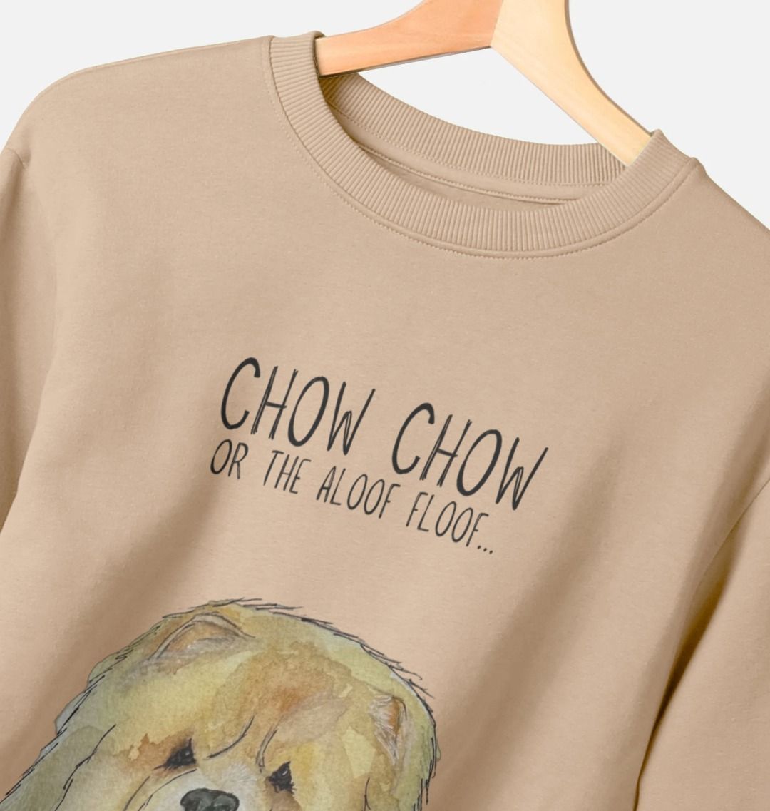 Fawn Chow Chow Aloof Floof Men's Crewneck Sweatshirt