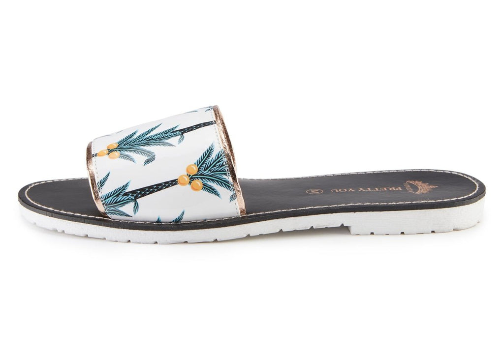 Coconut Printed Slide & Clutch Set